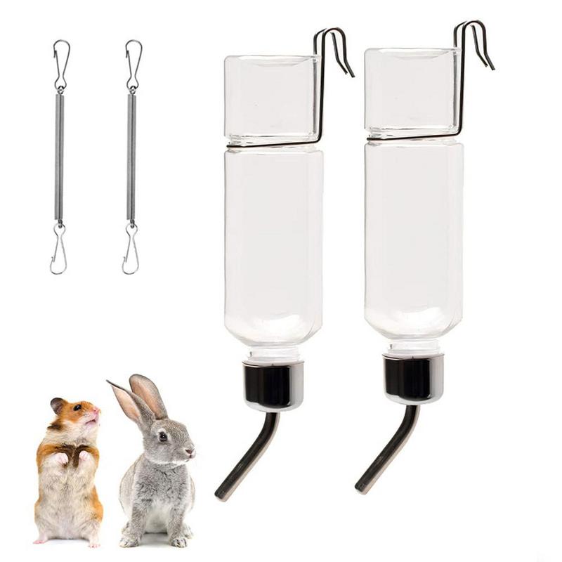 Pet Water Fountain - 350ML Stainless Steel Hamster Chinchilla Rodent