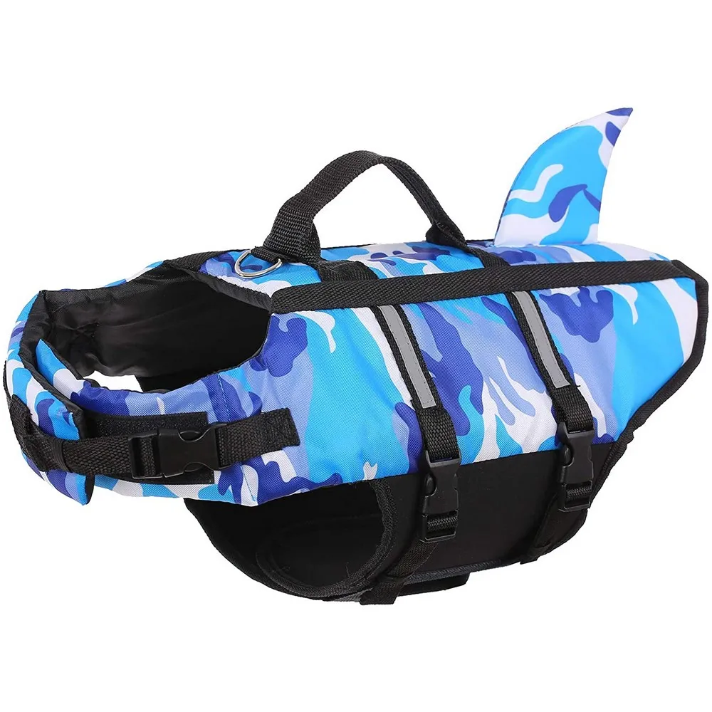 Dog Life Jacket - Camouflage Shark Dog Life Jacket Vest
