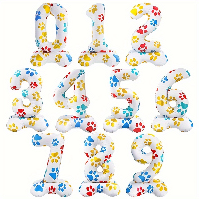 Pet Supplies Warehouse - 1Pc 16 Inch White Standing Number