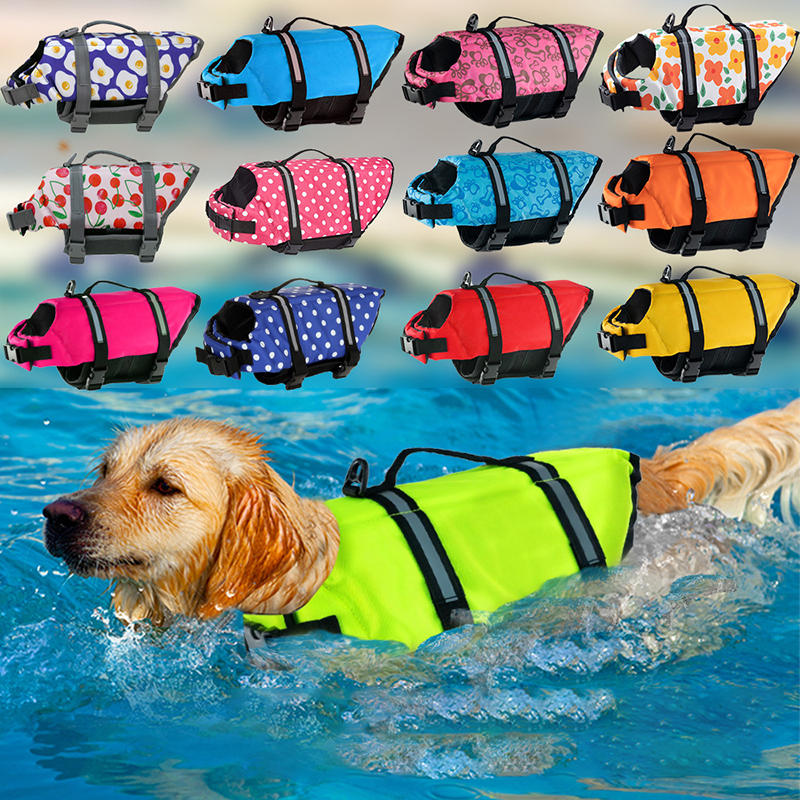 Dog Life Jacket - Summer Dog Life Jacket Reflective Adjustable