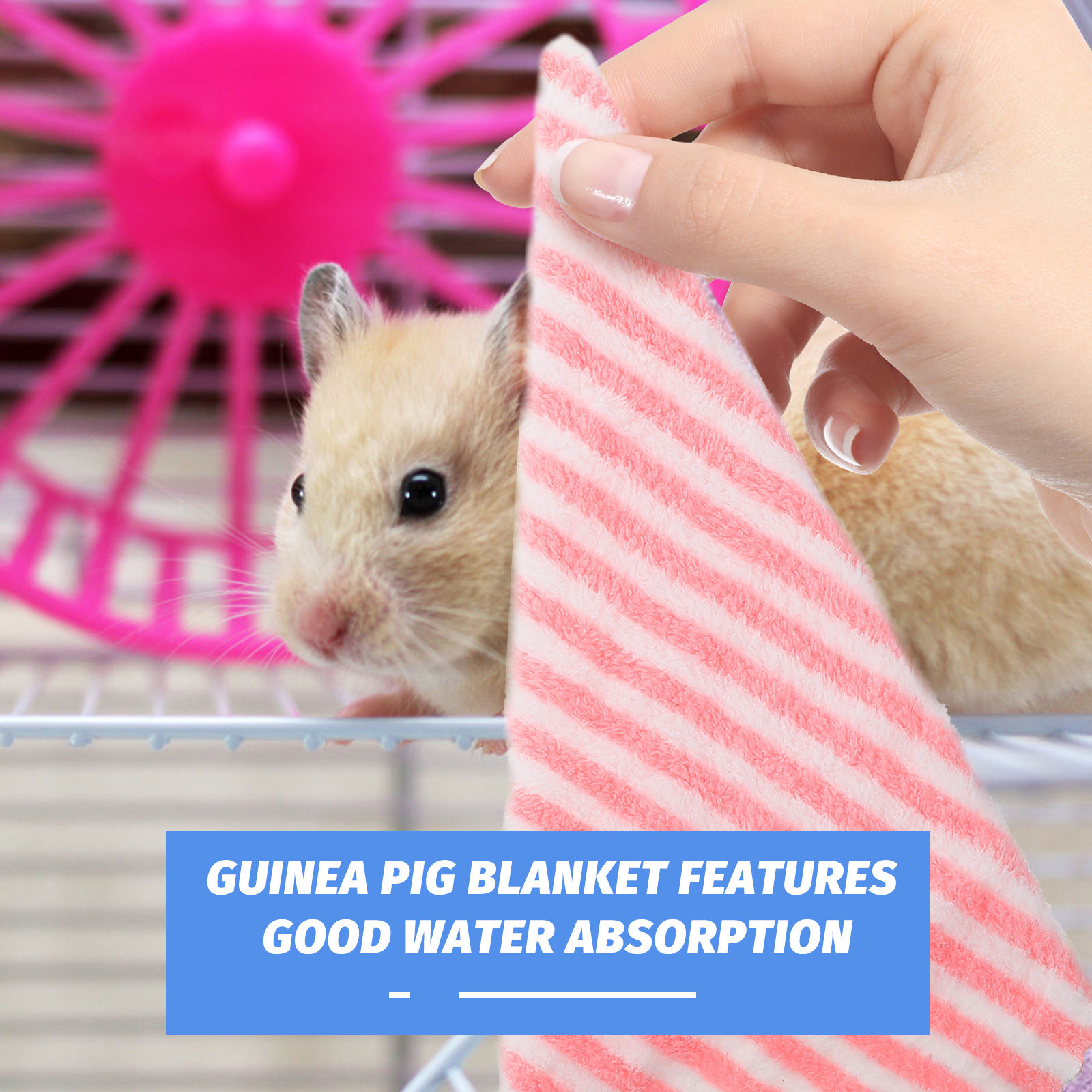 Hedgehog Bedding Liner - 5Pcs Small Pet Bath Towels Guinea