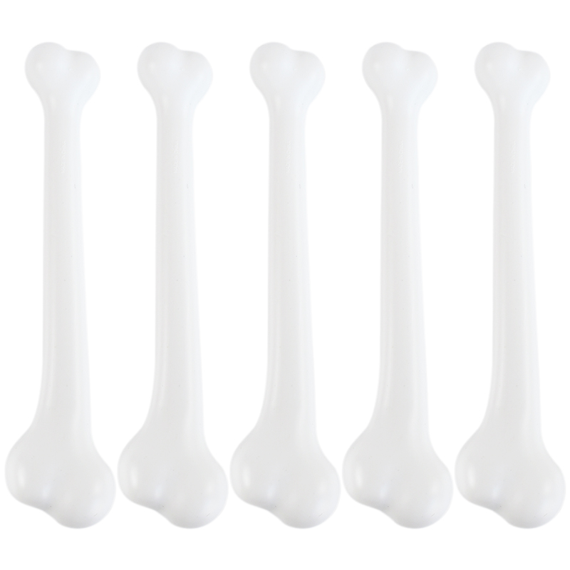 Pet Supplies Warehouse - 1Pc Big White Plastic Fake Bone