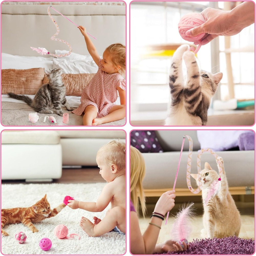 10Pcs Cat Toy Set Interactive  - Interactive Cat Toy recensione e prezzo