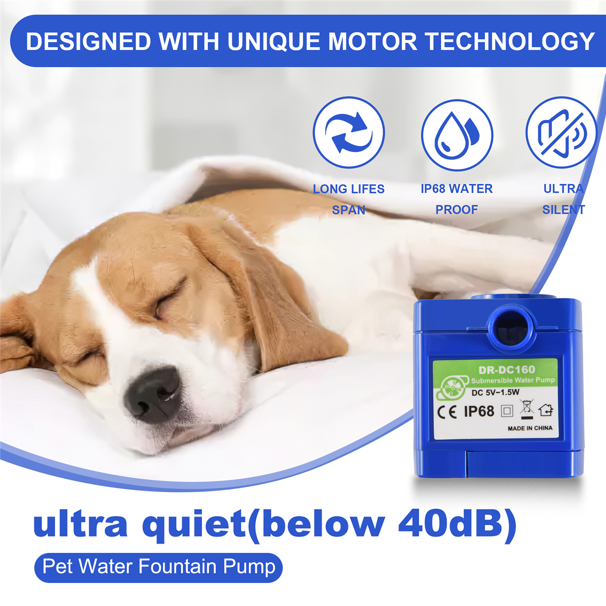 A42F  Cat Water Fountain Pump, - Pet Water Fountain recensione e prezzo