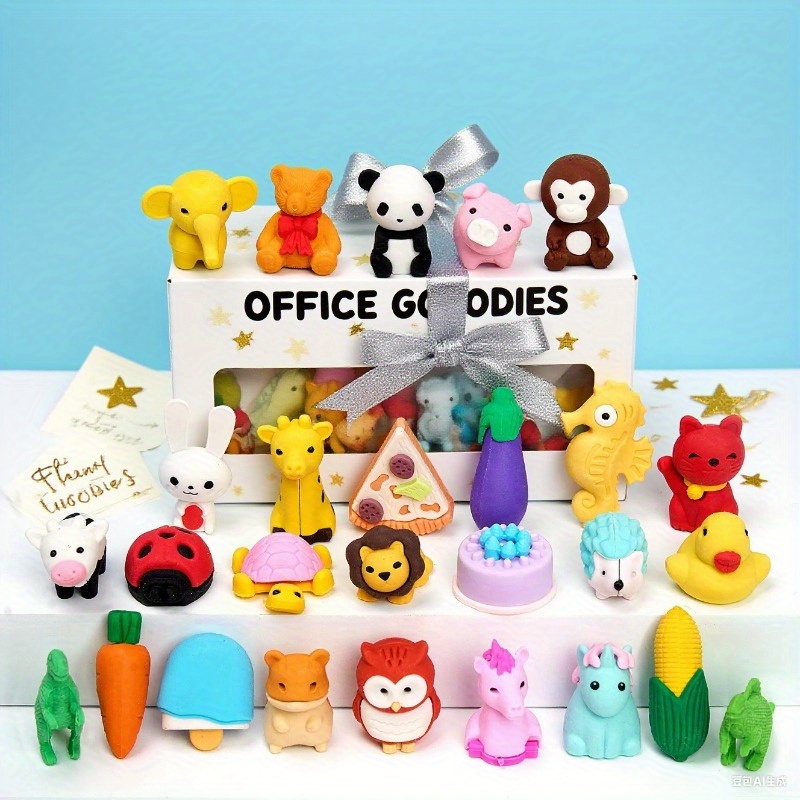 36Pcs Animal Erasers for offic - Pet Supplies In Bulk recensione e prezzo