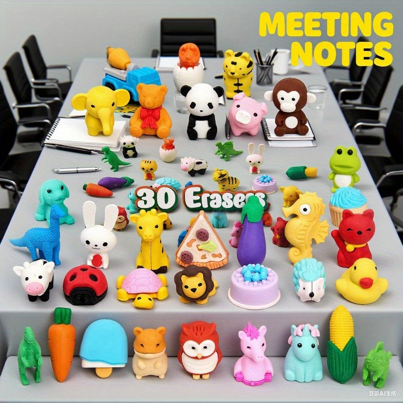 36Pcs Animal Erasers for offic - Pet Supplies In Bulk recensione e prezzo