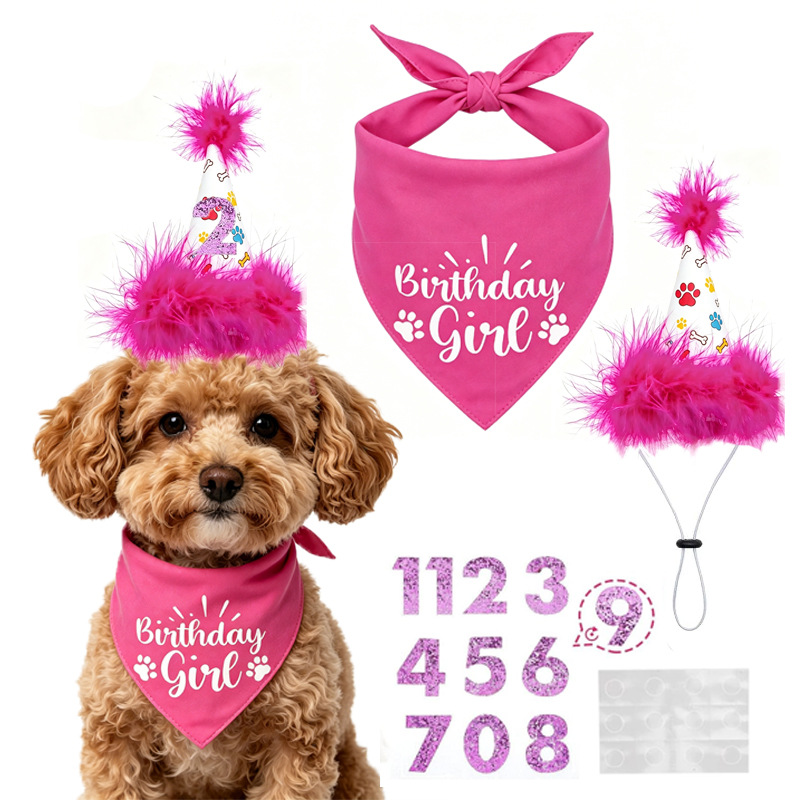 Dog Birthday Party Set Bandana - Pet Supplies In Bulk recensione e prezzo