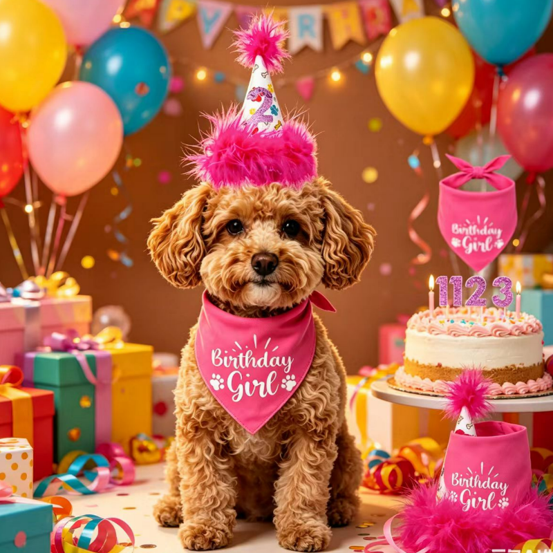 Dog Birthday Party Set Bandana - Pet Supplies In Bulk recensione e prezzo