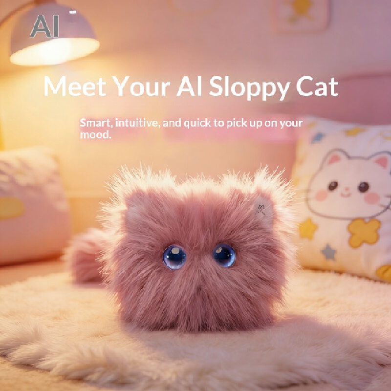 AI Scruffy Cat  Robot Plush To - Interactive Cat Toy recensione e prezzo