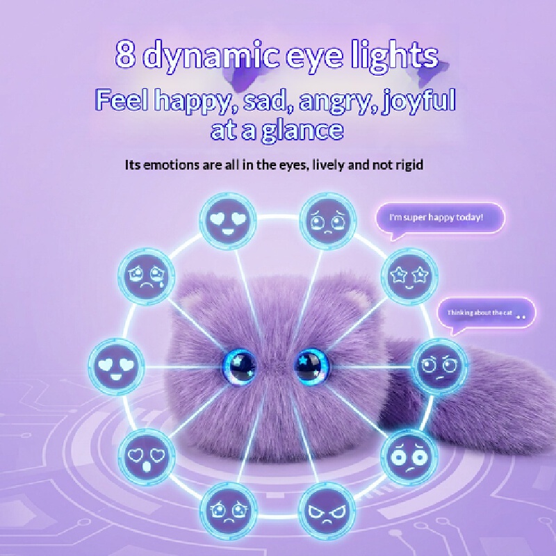 AI Scruffy Cat  Robot Plush To - Interactive Cat Toy recensione e prezzo