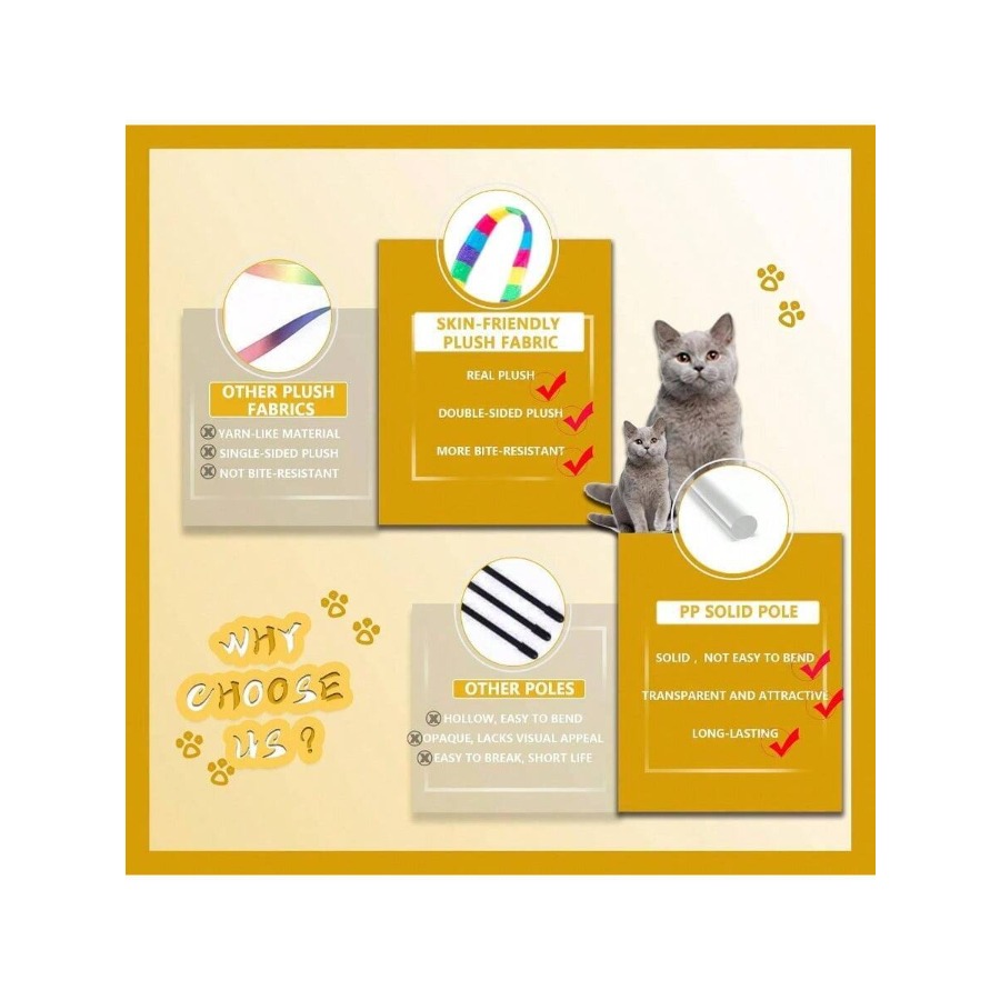 【New Arrival】Durable Ribbon Ca - Interactive Cat Toy recensione e prezzo