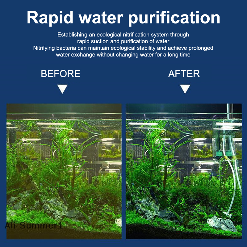 【E】3 In 1 Aquarium Filter Pump - Fish Tank Filter Pump recensione e prezzo