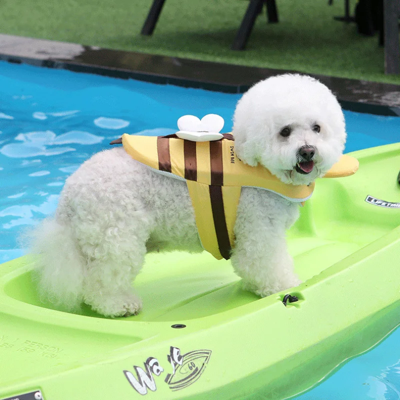 Summer Little Bee Dog Swimsuit - Dog Life Jacket recensione e prezzo