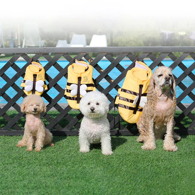 Summer Little Bee Dog Swimsuit - Dog Life Jacket recensione e prezzo