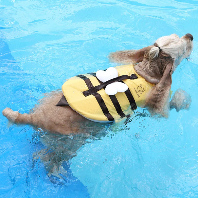 Summer Little Bee Dog Swimsuit - Dog Life Jacket recensione e prezzo