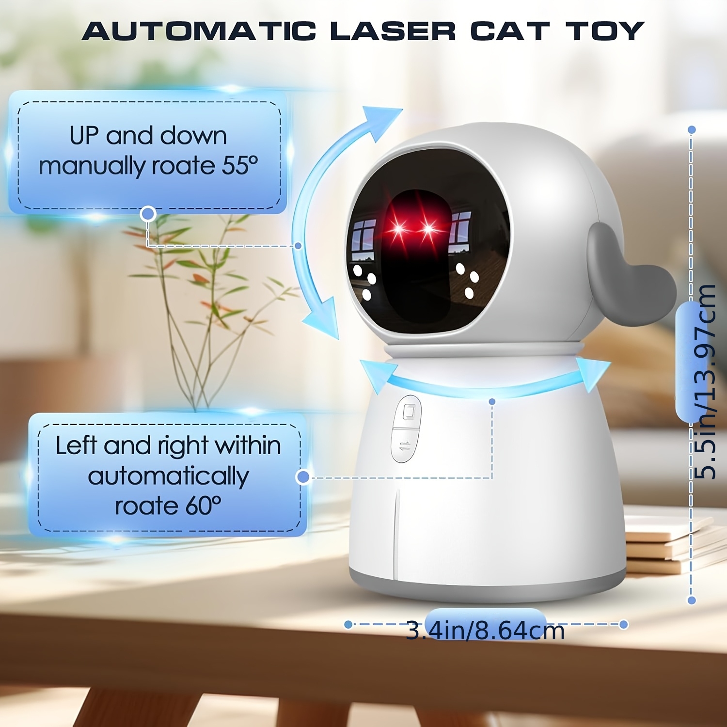 Indoor Cat Laser Toy - Recharg - Interactive Cat Toy recensione e prezzo