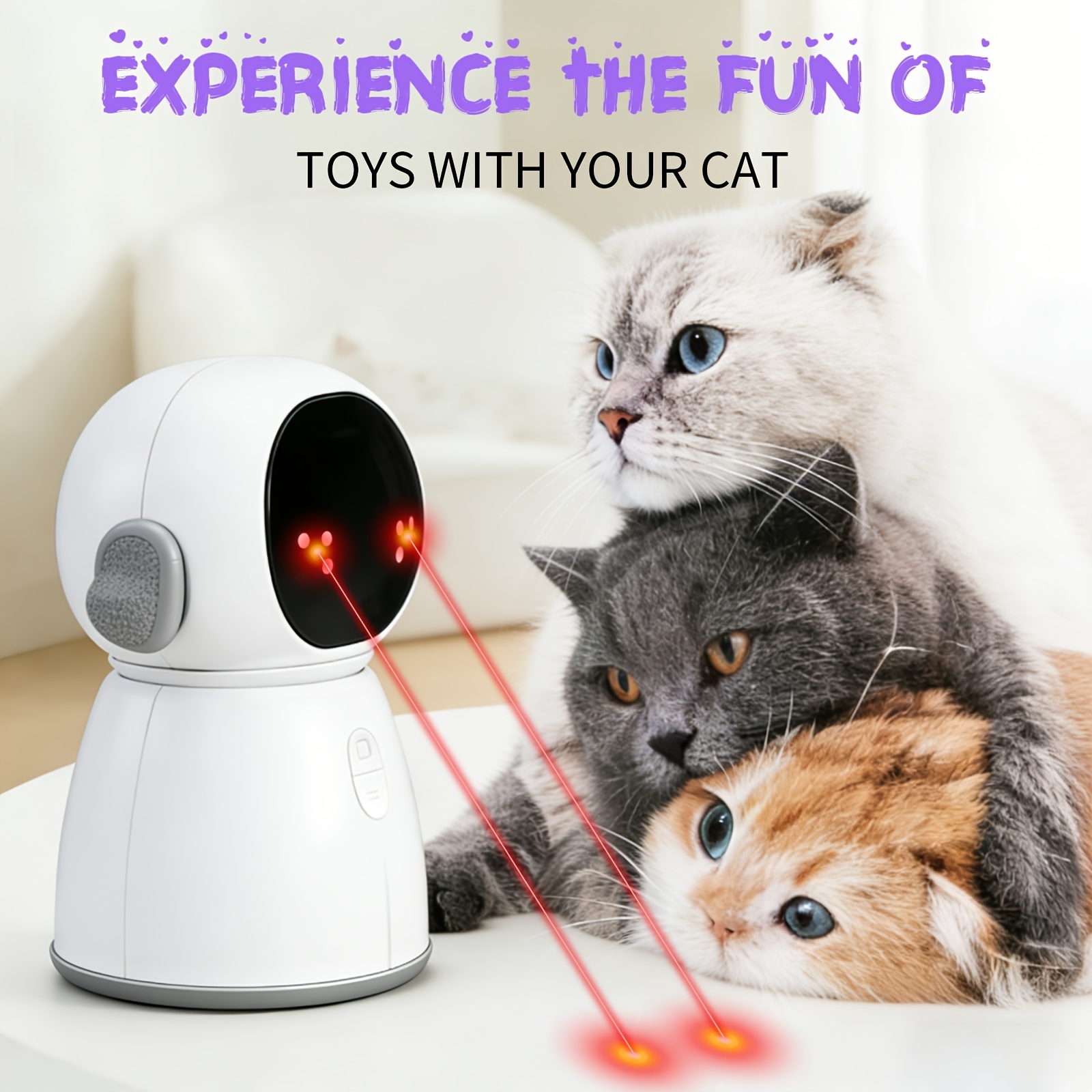 Indoor Cat Laser Toy - Recharg - Interactive Cat Toy recensione e prezzo