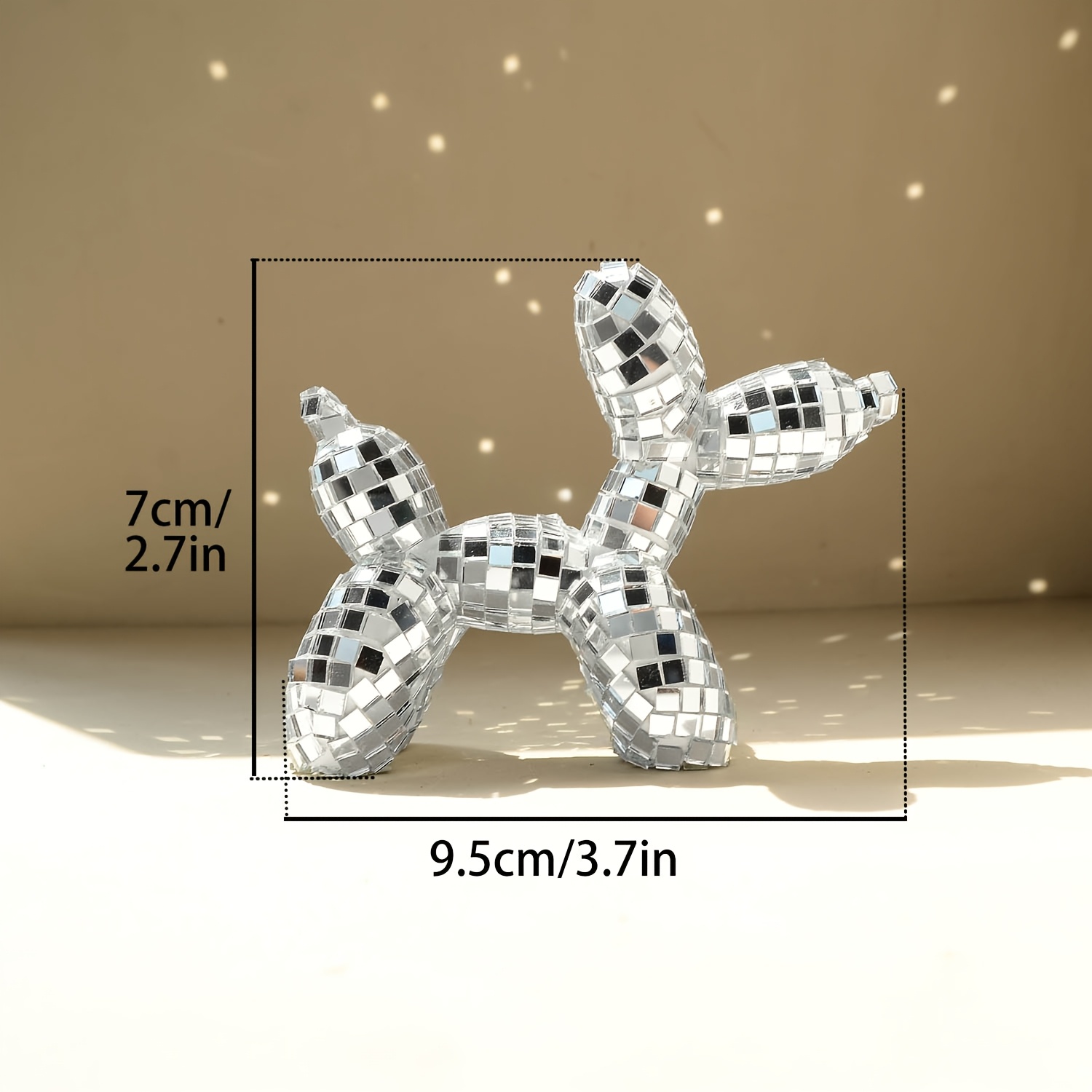 1pc Disco Mirror Balloon Puppy - Pet Supplies Warehouse recensione e prezzo