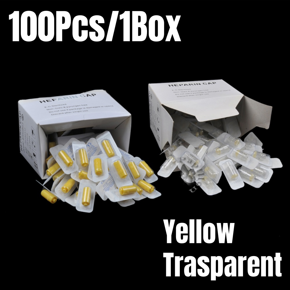 100Pcs/Box Heparin Cap IV Disp - Pet Supplies Warehouse recensione e prezzo