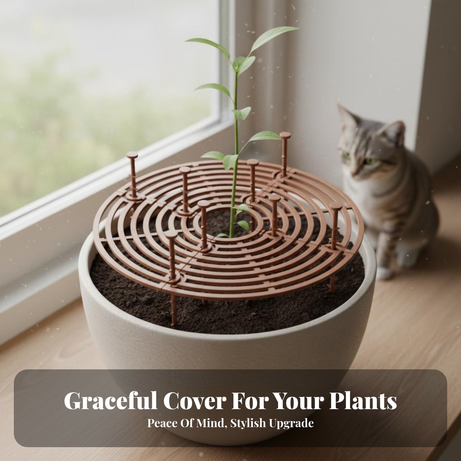 Flower Pot Soil Protector Cust - Pet Supplies Usa recensione e prezzo