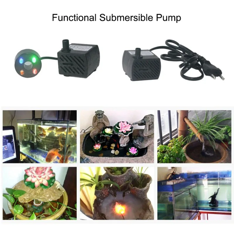 220~240V Ultra-Quiet Submersib - Fish Tank Filter Pump recensione e prezzo