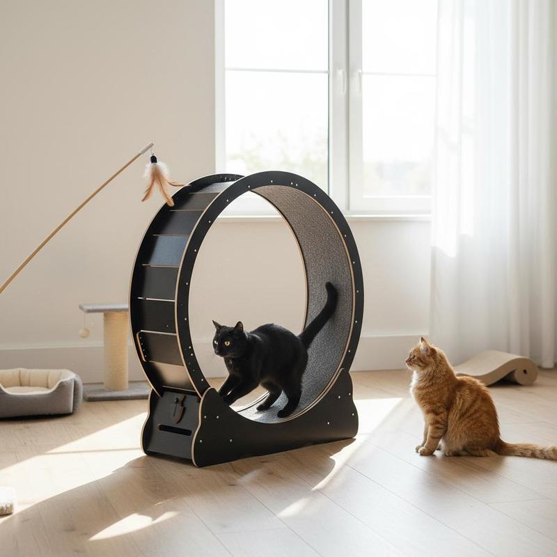 Solid Wood Pet Treadmill 43.3  - Interactive Cat Toy recensione e prezzo