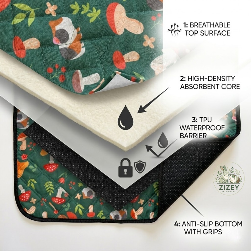 Hamster Bedding Mat Washable R - Hedgehog Bedding Liner recensione e prezzo
