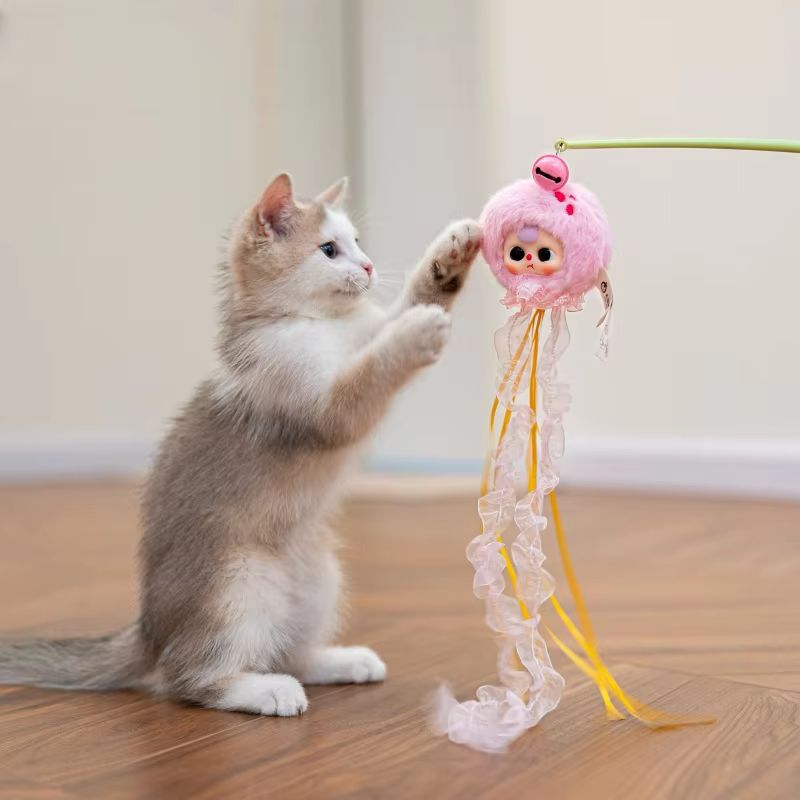 New Baby Three Cat Teasing Sti - Interactive Cat Toy recensione e prezzo