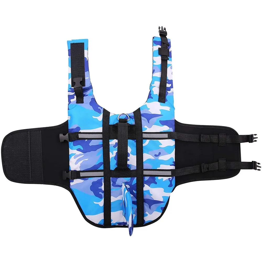 Camouflage Shark Dog Life Jack - Dog Life Jacket recensione e prezzo