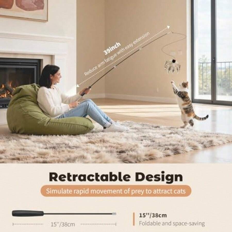 【New Arrival】Retractable Cat W - Interactive Cat Toy recensione e prezzo