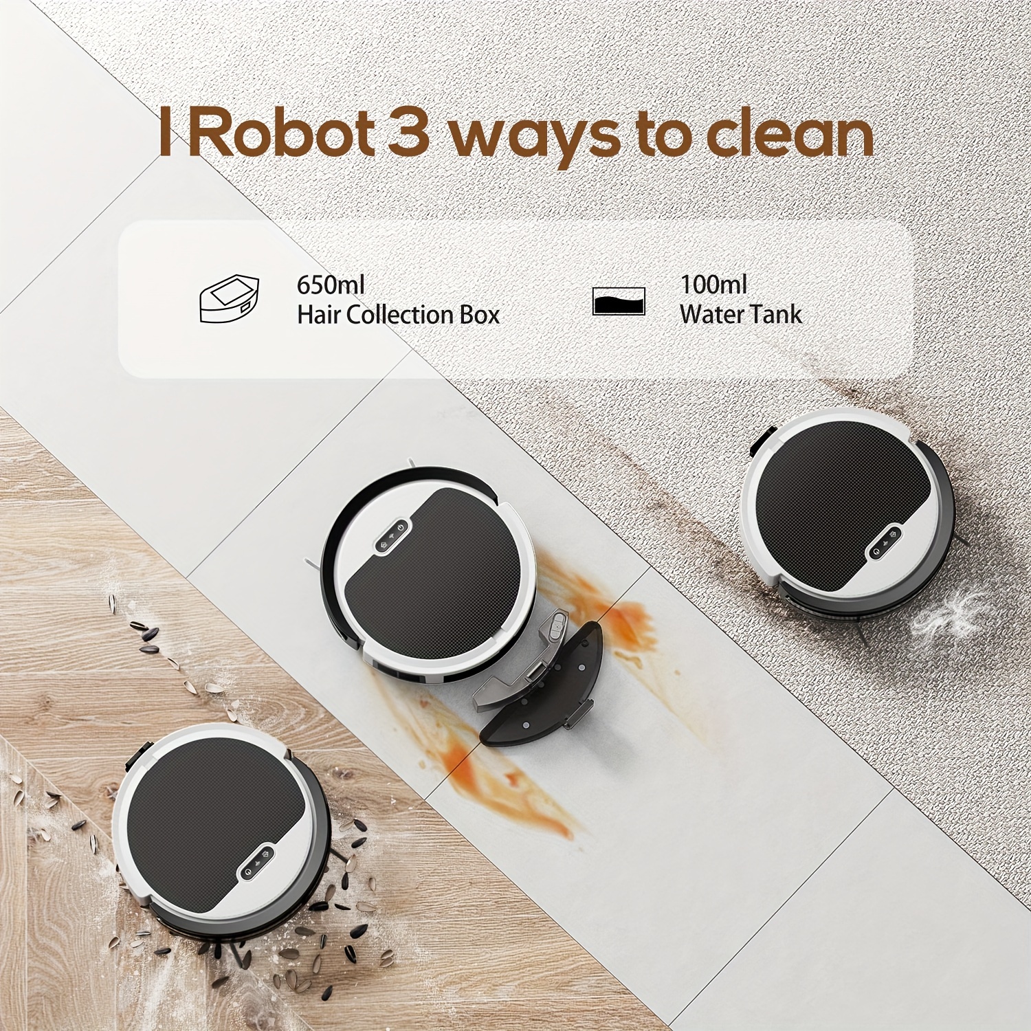 Robot Vacuum And Mop Combo, wi - Pet Supplies Usa recensione e prezzo