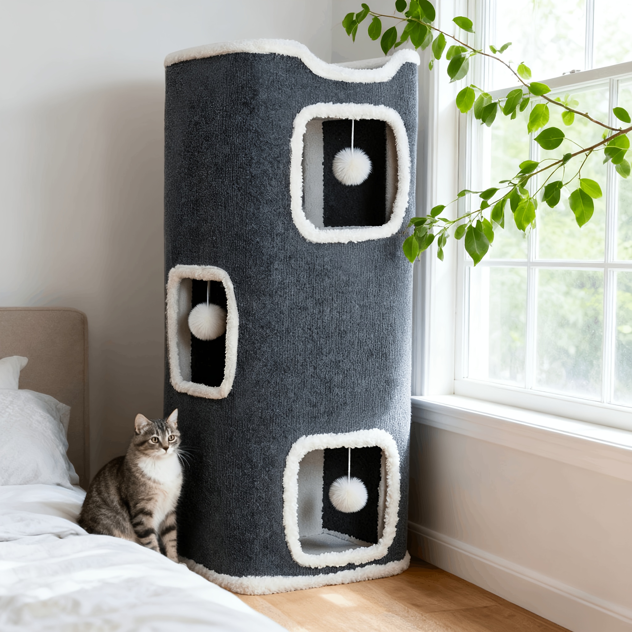 RAYBEE Multi-Level Foldable Ca - Interactive Cat Toy recensione e prezzo