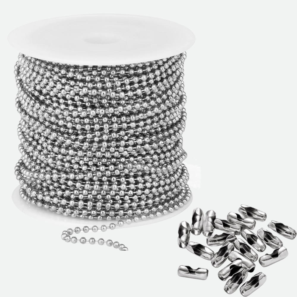 10m Stainless Steel Bead Ball  - Pet Supplies Warehouse recensione e prezzo