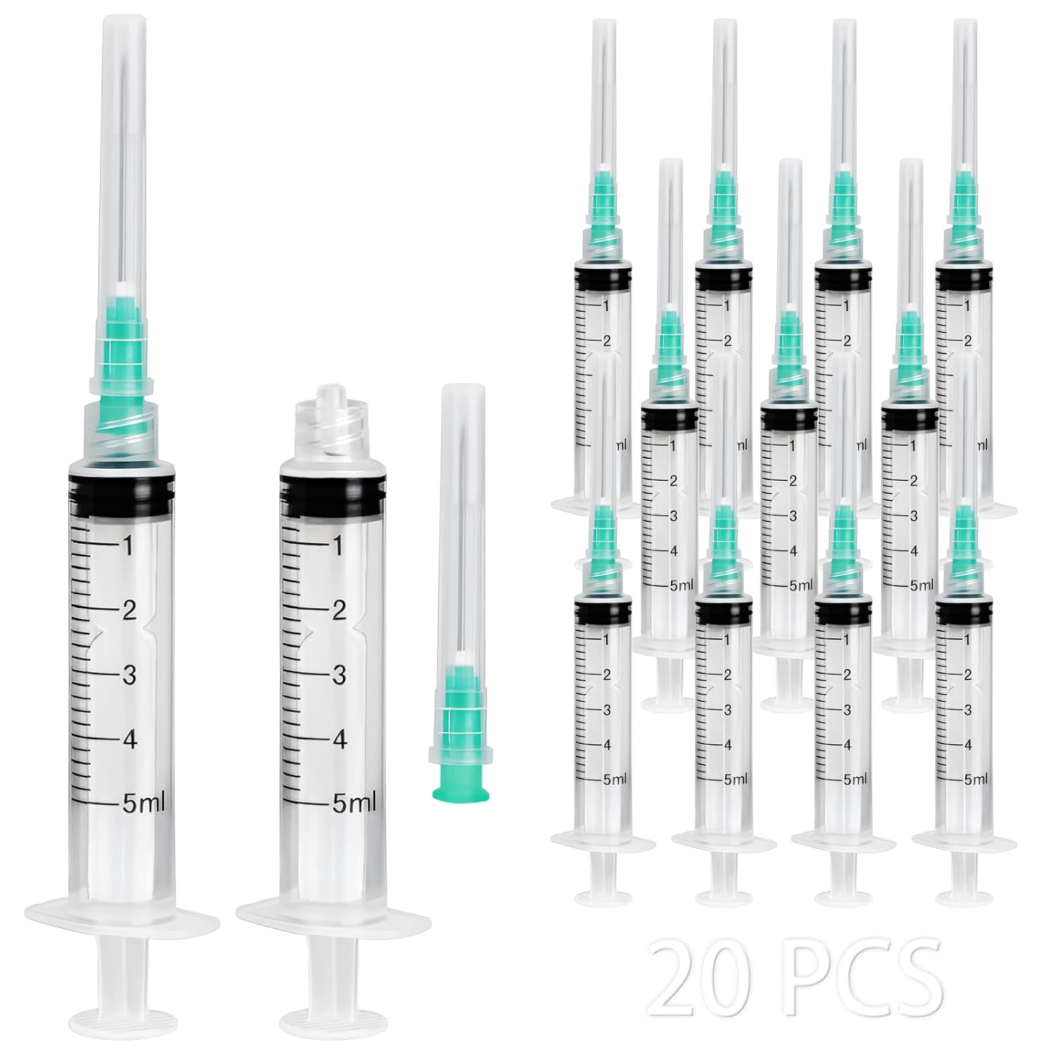 50 Pieces of 5ml Luer-Lock Syr - Pet Supplies Usa recensione e prezzo