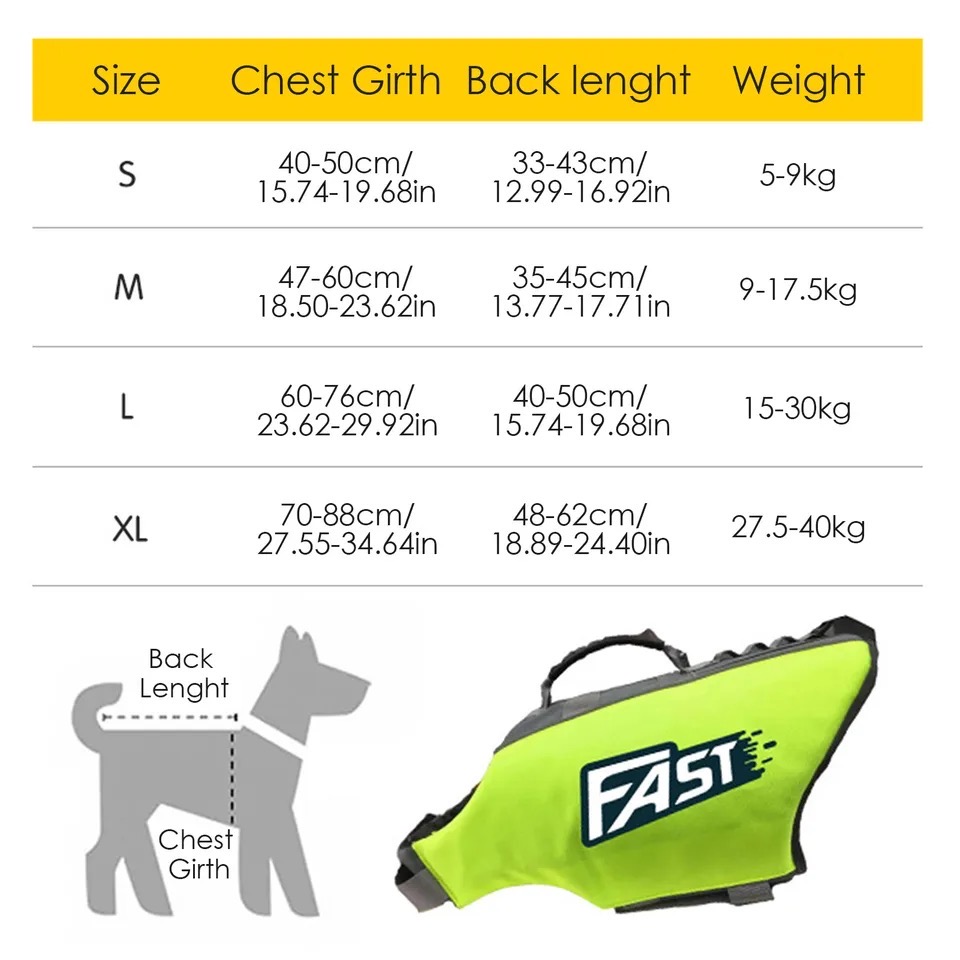 Pet Swimming Life Jacket Safet - Dog Life Jacket recensione e prezzo