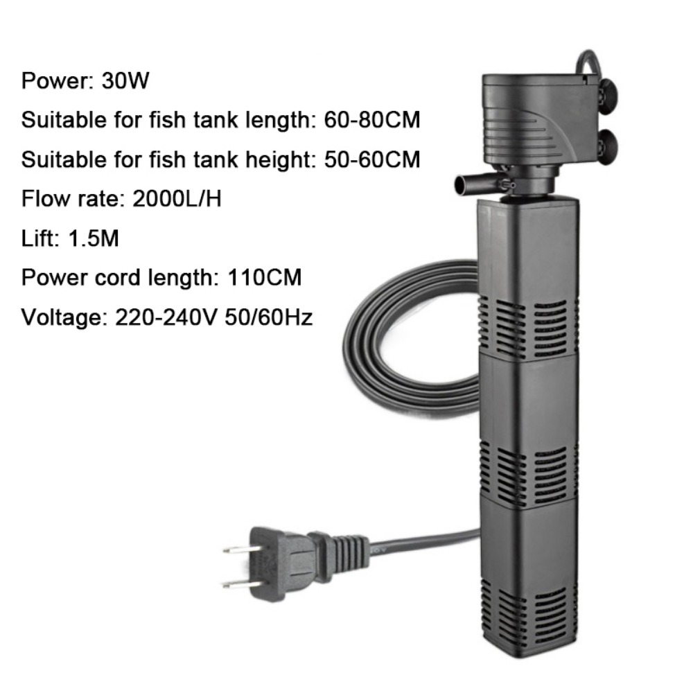 Plastic 3 in 1 Fish Tank Filte - Fish Tank Filter Pump recensione e prezzo