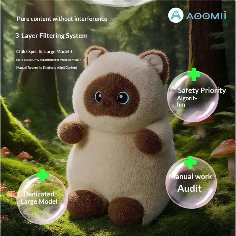 Aoomii Siamese Cat Plush Toy I - Interactive Cat Toy recensione e prezzo