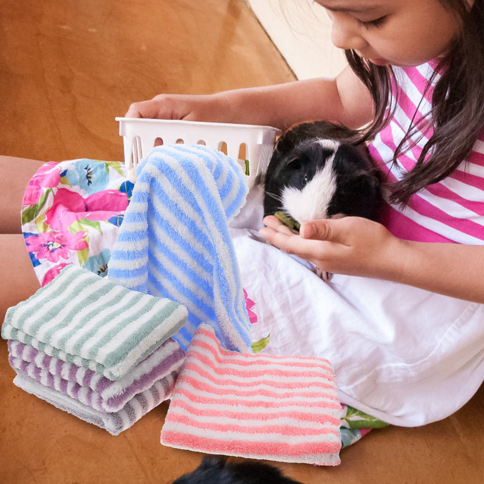 5Pcs Small Pet Bath Towels Gui - Hedgehog Bedding Liner recensione e prezzo