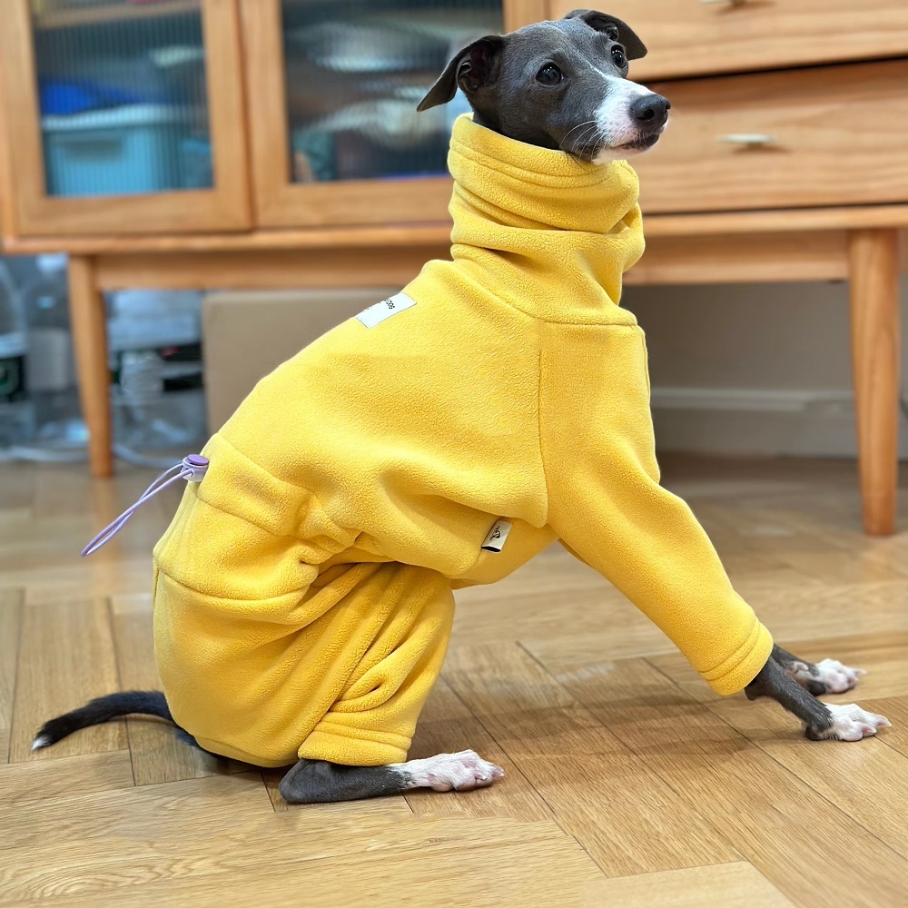 Warm Yellow Fleece Sweater for - Dog Life Jacket recensione e prezzo
