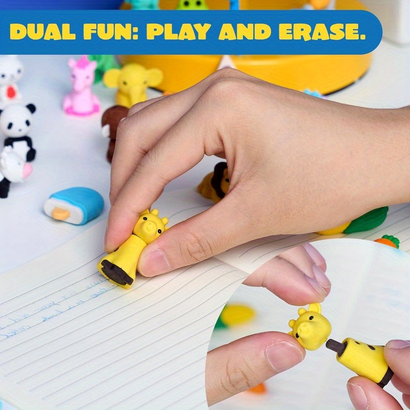 144 Pcs Animal Erasers Kids 3D - Pet Supplies In Bulk recensione e prezzo