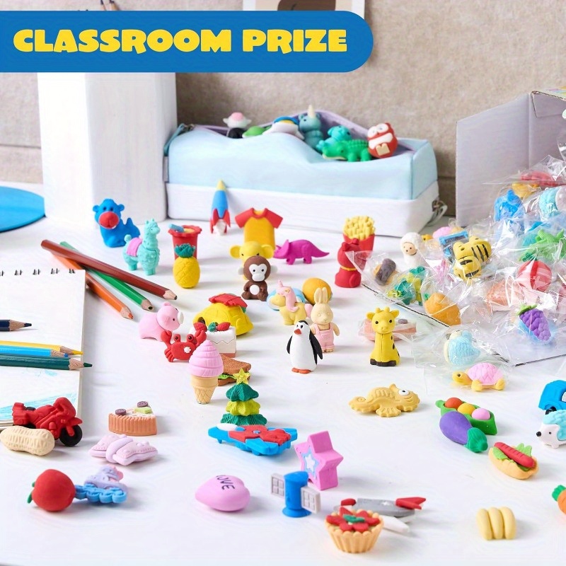 144 Pcs Animal Erasers Kids 3D - Pet Supplies In Bulk recensione e prezzo