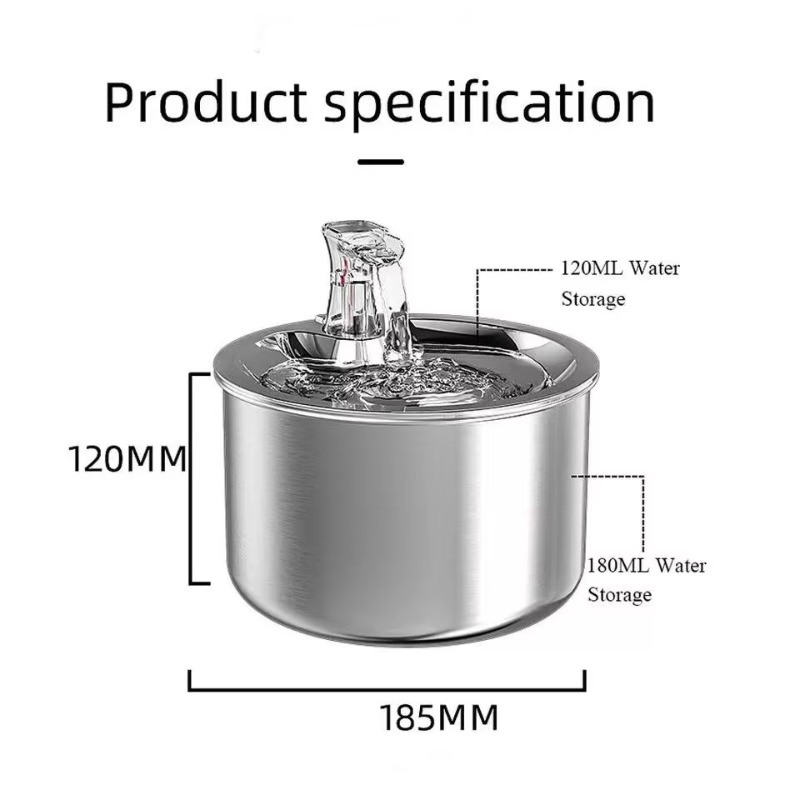 Design Stainless Steel Pet Wat - Pet Water Fountain recensione e prezzo