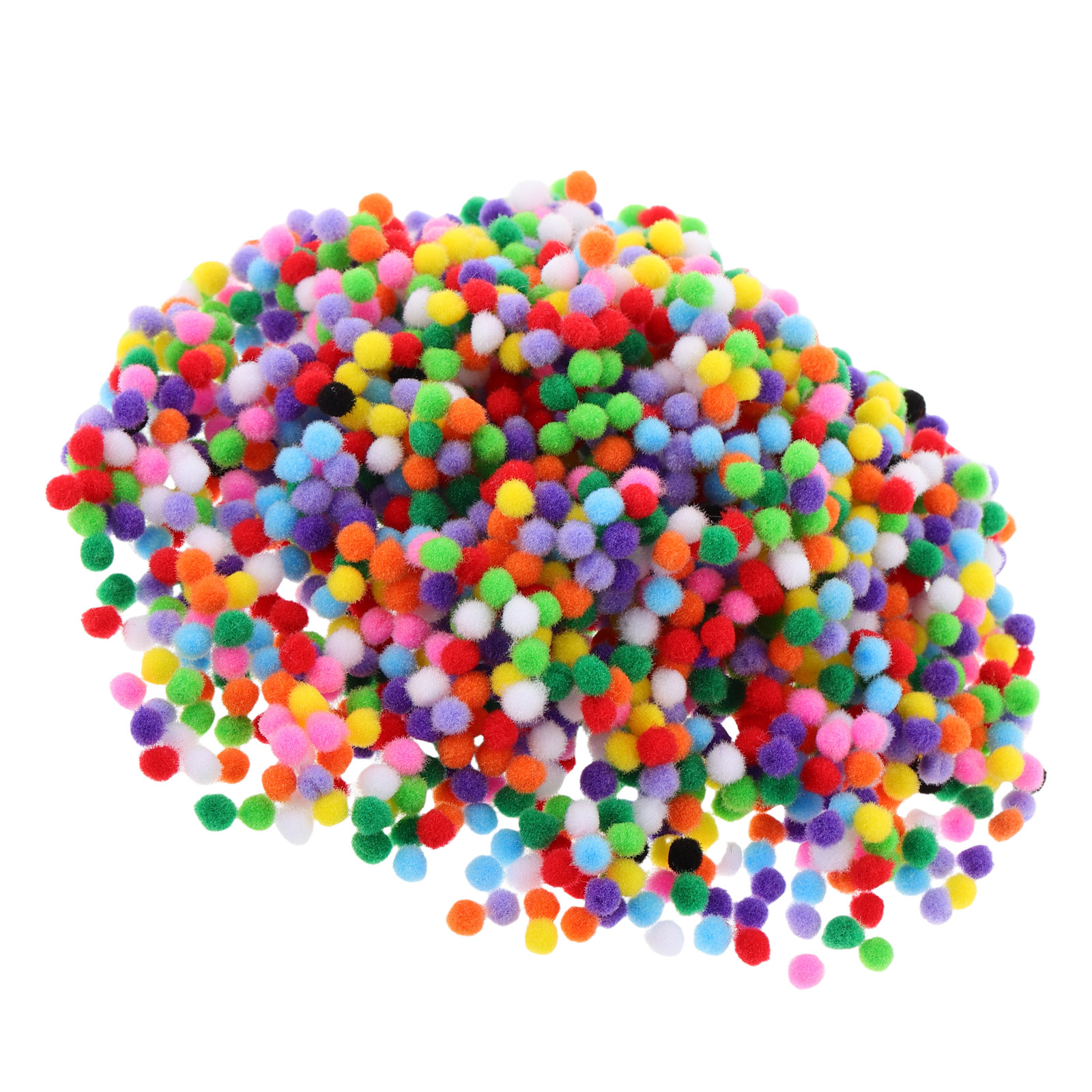 2000Pcs 5Mm Vibrant Pom Poms C - Pet Supplies In Bulk recensione e prezzo
