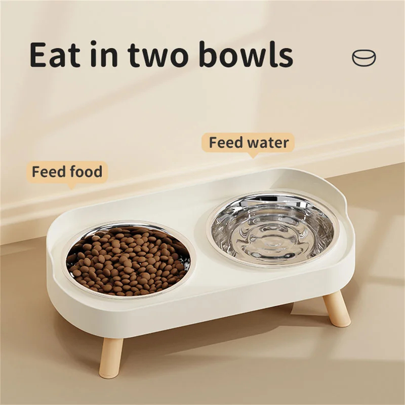 Dog Cat Feeding Double Bowl Co - Pet Supplies Usa recensione e prezzo