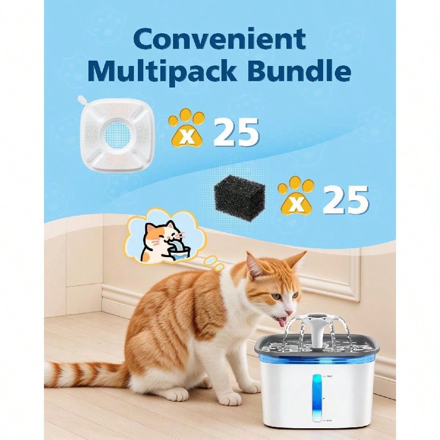 Cat Water Fountain Filters For - Pet Water Fountain recensione e prezzo