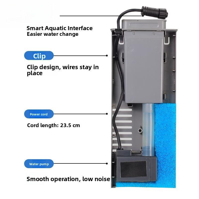 Smart Filter Material for  Fis - Fish Tank Filter Pump recensione e prezzo