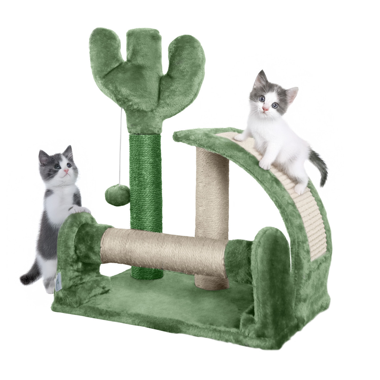 CAPHAUS Cactus Cat Tree Tower  - Interactive Cat Toy recensione e prezzo